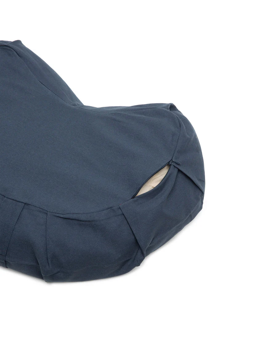 cotton halfmoon meditation cushion - Image 5