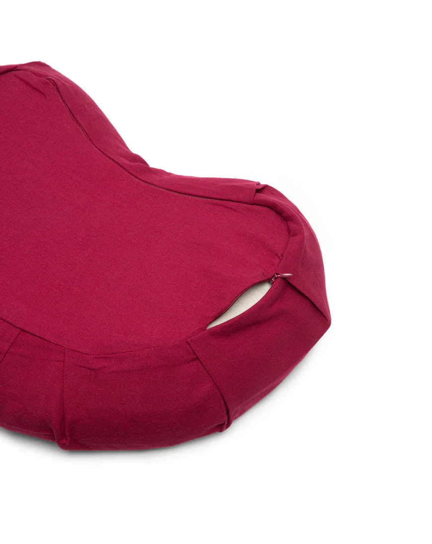 cotton halfmoon meditation cushion - Image 6