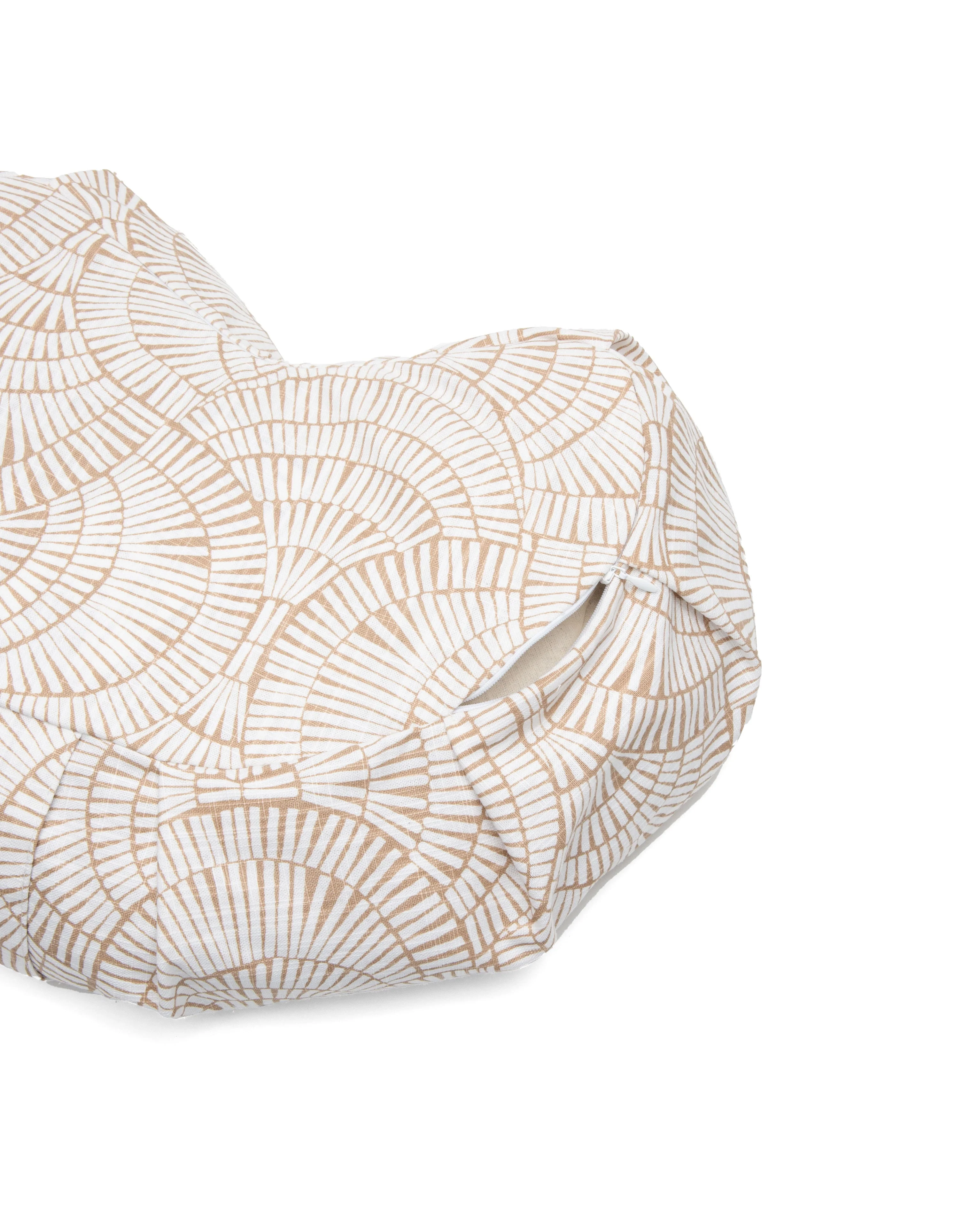 cotton halfmoon meditation cushion - Image 7